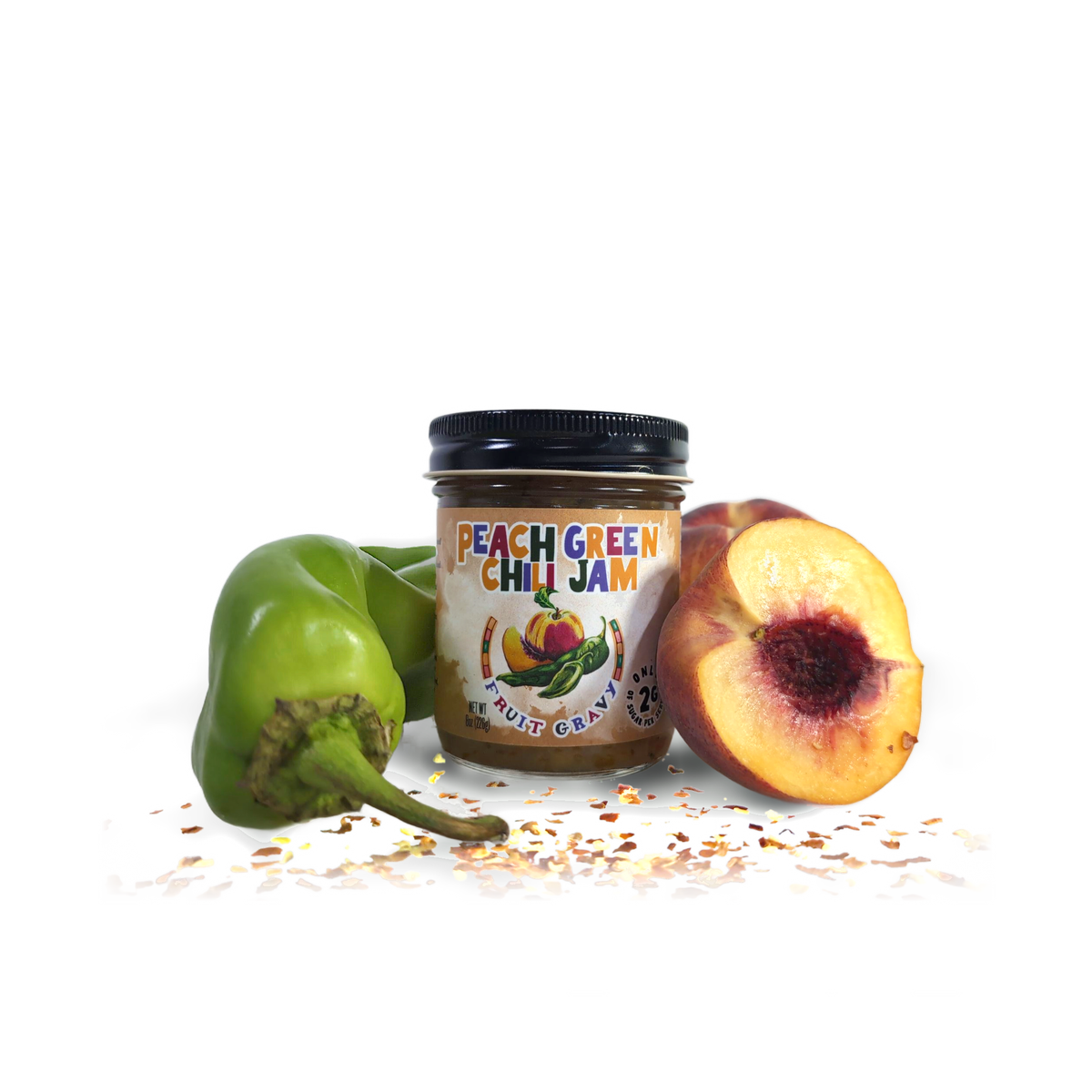 Palisade Peach Green Chili Jam 8oz.