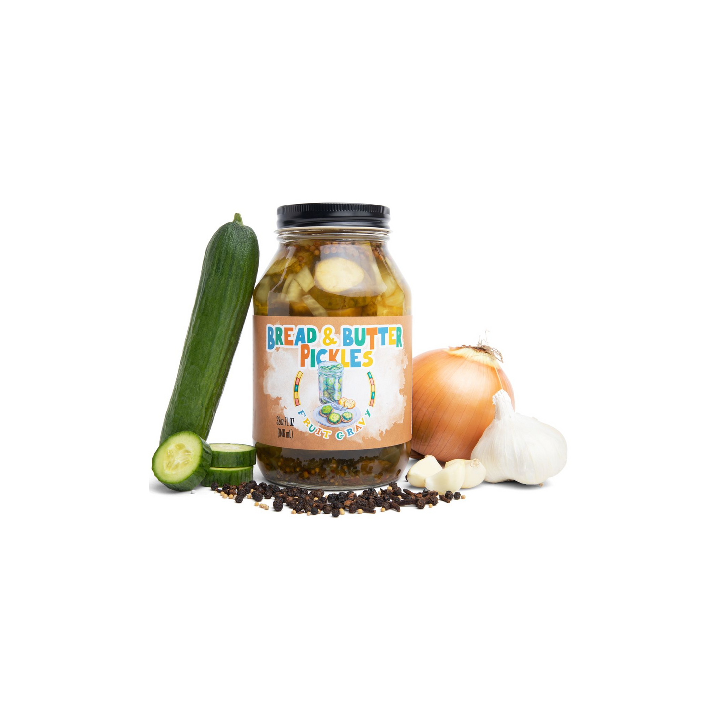 Bread and Butter Pickles 32oz.