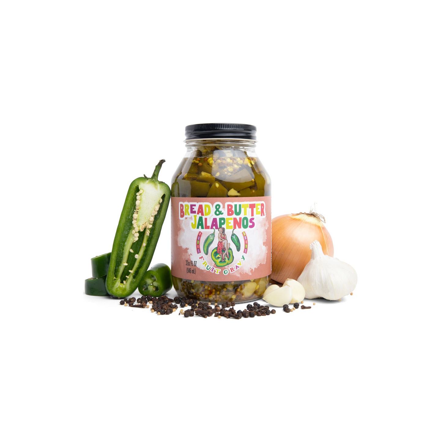 Bread and Butter Jalapenos 32oz.