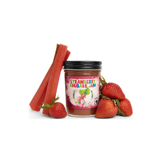 Strawberry Rhubarb Jam 8oz.